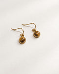 Pesona Tiger Eye Hook Earring | Gold
