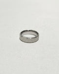 Sparkle Brush Plain Ring | Silver