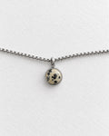 Pesona Dalmatian Jasper Necklace | Silver