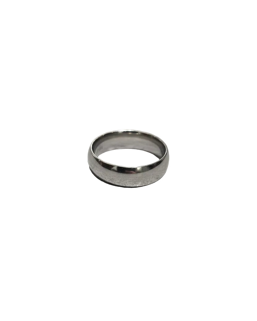 Mirror Plain Band Ring | Silver