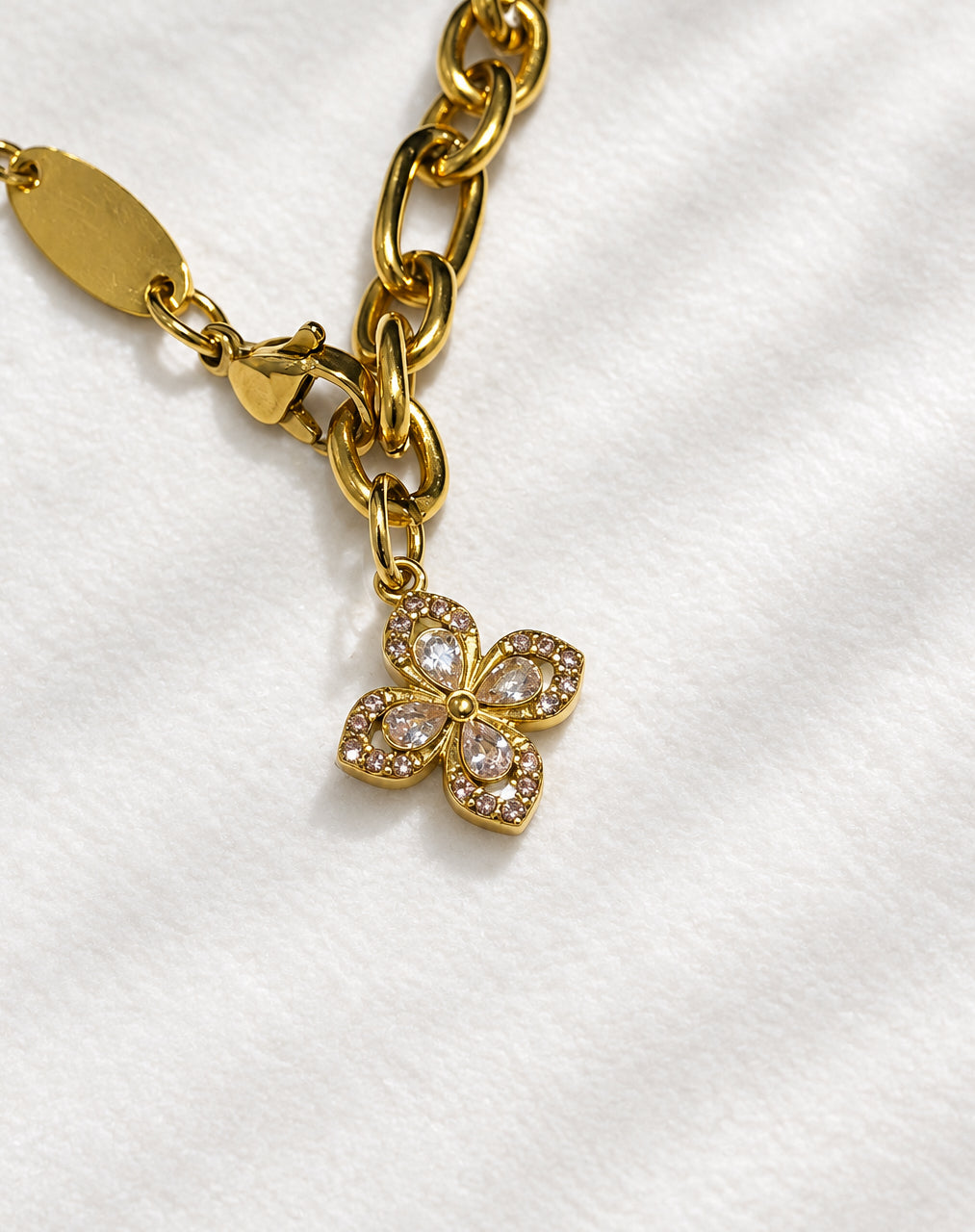 Mekar Zircon Bracelet | Gold