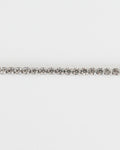 Embun White Diamante Bracelet | Silver