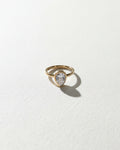 Embun Teardrop Zircon Ring | Gold