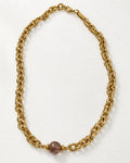 Copper Rutile Choker Necklace | Gold