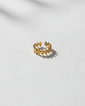 Jaggered Adjustable Ring | Gold