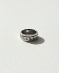 Dual Gear Spin Ring | Silver